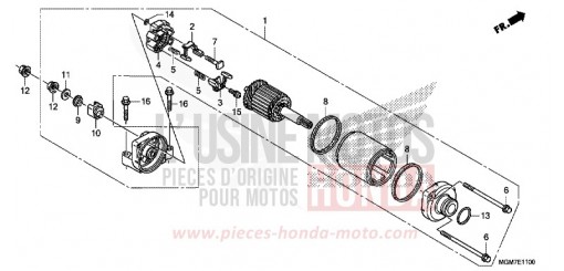 MOTEUR DE DEMARRAGE CB600FAD de 2013